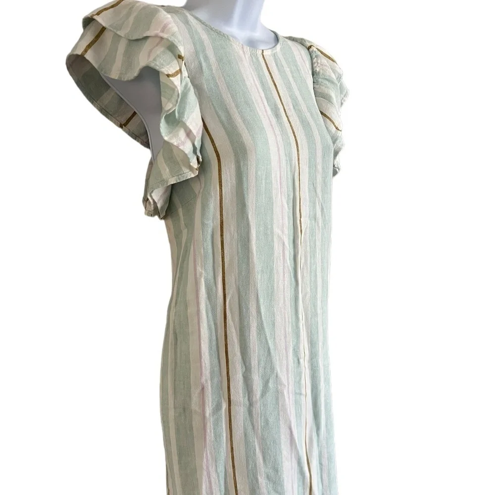 A New Day | Striped Linen Dress - Picture 3 of 6